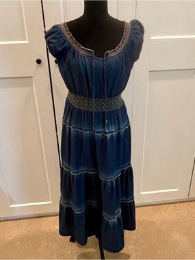 Indigo & Lace | Dresses | Indigo Lace Plus Size Distressed Denim Tiered Cap Sleeve Dress Size X | Poshmark Indigo & Lace | Dresses | Indigo Lace Plus Size Distressed Denim Tiered Cap Sleeve Dress Size X | Poshmark